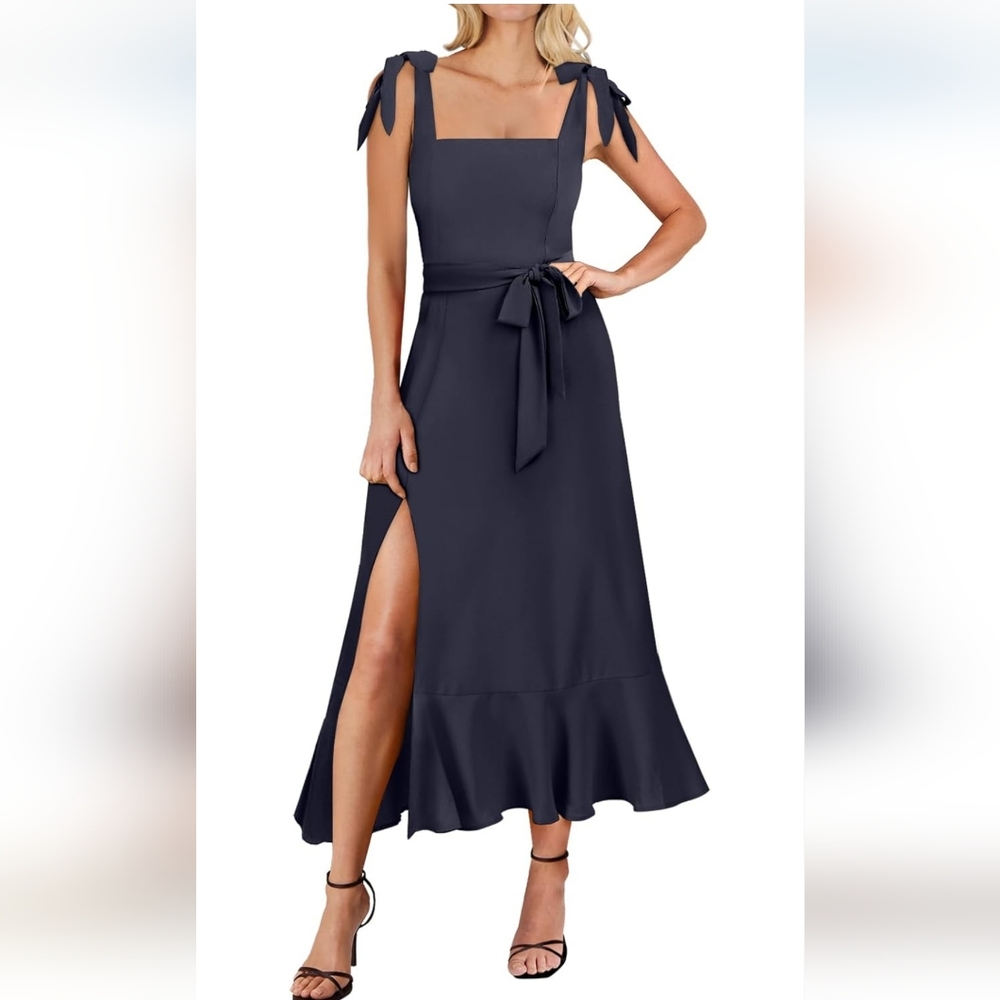 Anrabess Square Neck Formal Dress